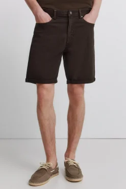 Springfield Bermuda 5 bolsillos lavada sim fit^Hombre Bermudas|Pantalones