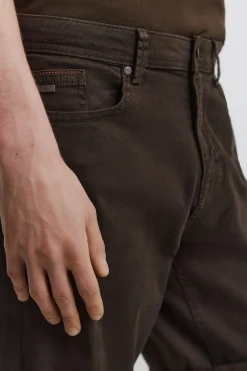 Springfield Bermuda 5 bolsillos lavada sim fit^Hombre Bermudas|Pantalones