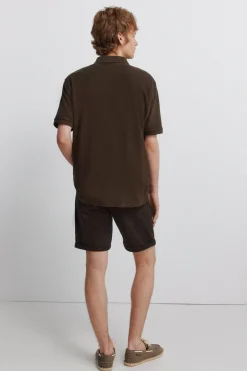 Springfield Bermuda 5 bolsillos lavada sim fit^Hombre Bermudas|Pantalones