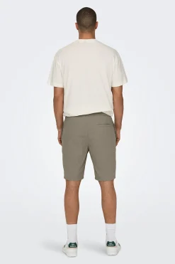 Only & Sons Bermuda de lino^Hombre Lino|Bermudas