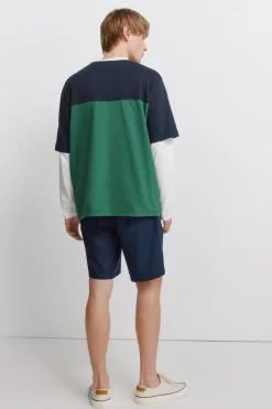 Springfield Bermuda ligera comfort fit^Hombre Lino|Bermudas