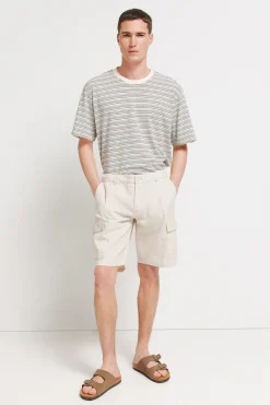 Springfield Bermuda lino carto comfort fit^Hombre Lino|Bermudas