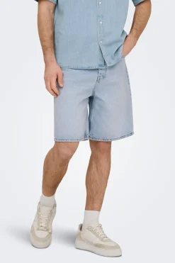 Only & Sons Bermuda vaquera^Hombre Bermudas|Jeans