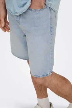 Only & Sons Bermuda vaquera^Hombre Bermudas|Jeans