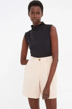 Trendyol Bermudas con botones^Mujer Pantalones