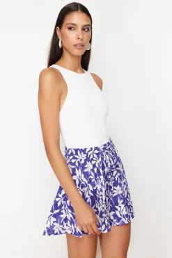 Trendyol Bermudas de cintura el&aacute;stica^Mujer Pantalones