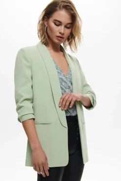 Only Blazer abierta manga remangada^Mujer Chaquetas