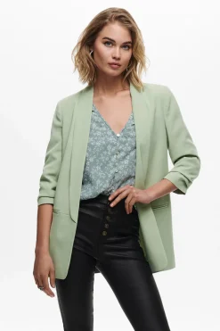 Only Blazer abierta manga remangada^Mujer Chaquetas