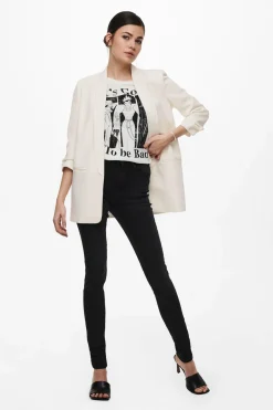 Only Blazer abierta manga remangada^Mujer Chaquetas