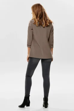 Only Blazer abierta manga remangada^Mujer Chaquetas