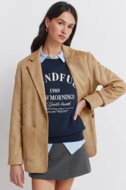 Springfield Blazer antelina^Mujer Chaquetas