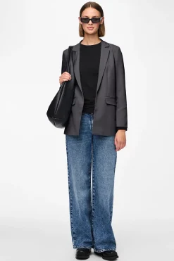 Pieces Blazer b&aacute;sica^Mujer Chaquetas|Basic Bar