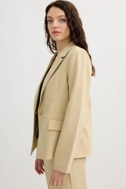 Inside Blazer con hombreras^Mujer Chaquetas