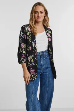 Pieces Blazer con mangas 3/4^Mujer Chaquetas