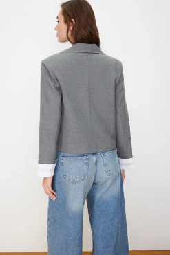 Trendyol Blazer cropped^Mujer Chaquetas