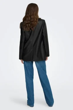 Only Blazer cruzada de piel vegana^Mujer Chaquetas