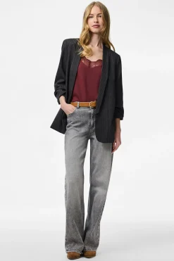 Pieces Blazer de rayas^Mujer Chaquetas