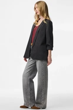 Pieces Blazer de rayas^Mujer Chaquetas