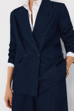 Cortefiel Blazer Denim sastre^Mujer Chaquetas