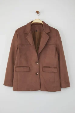 Trendyol Blazer efecto ante^Mujer Chaquetas