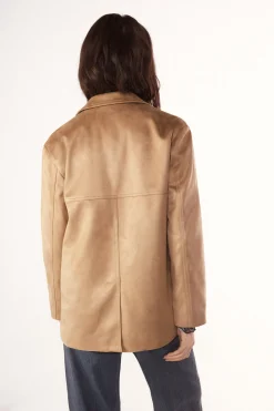 Slowlove Blazer efecto ante^Mujer Chaquetas