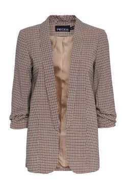 Pieces Blazer estampada floral con manga tres cuartos^Mujer Chaquetas