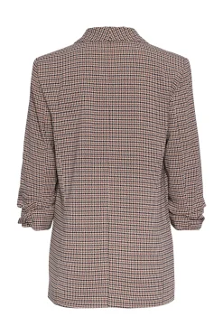 Pieces Blazer estampada floral con manga tres cuartos^Mujer Chaquetas