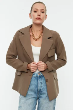 Trendyol Blazer oversize^Mujer Chaquetas