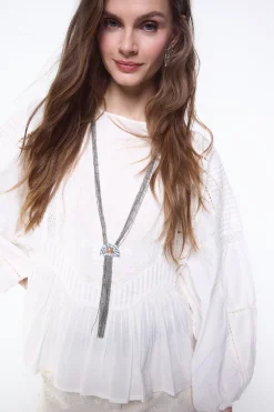 Slowlove Blusa bordada^Mujer Camisas Y Blusas