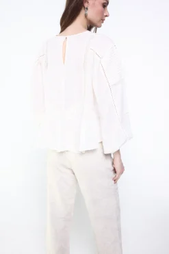 Slowlove Blusa bordada^Mujer Camisas Y Blusas