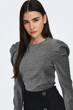 Only Blusa con glitter^Mujer Camisas Y Blusas