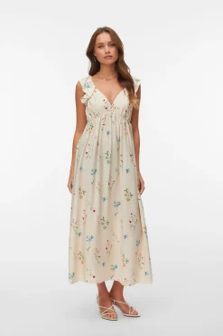 Vero Moda Blusa con volantes en mangas con escote^Mujer Camisas Y Blusas