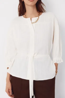 Cortefiel Blusa cord&oacute;n^Mujer Camisas Y Blusas