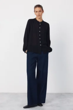 Cortefiel Blusa cuello redondo^Mujer Camisas Y Blusas