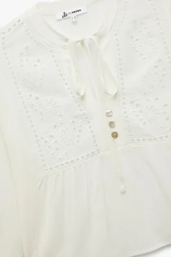 Koton Blusa de brocado^Mujer Camisas Y Blusas