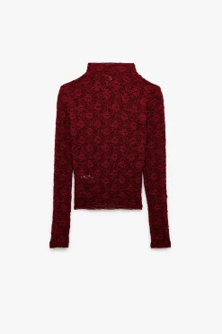 Koton Blusa de encaje texturizada^Mujer Camisas Y Blusas