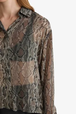 DeFacto Blusa de gasa^Mujer Camisas Y Blusas