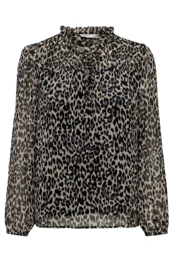 Only Blusa de gasa estampada^Mujer Camisas Y Blusas