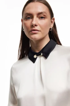 Koton Blusa de manga larga^Mujer Camisas Y Blusas