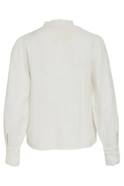 Vila Blusa de manga larga de viscosa^Mujer Camisas Y Blusas