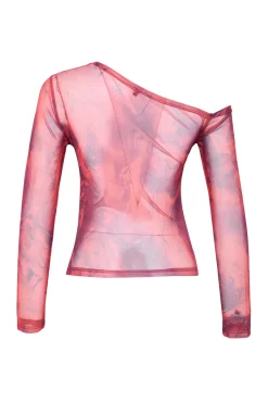 Trendyol Blusa escote asim&eacute;trico entallada^Mujer Camisas Y Blusas