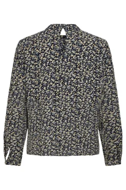 Only Blusa estampada manga larga^Mujer Camisas Y Blusas