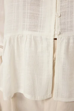 Trendyol Blusa flu&iacute;da botones^Mujer Camisas Y Blusas