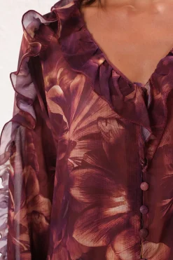 Trendyol Blusa flu&iacute;da volantes^Mujer Camisas Y Blusas