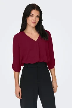 JDY Blusa manga 3/4^Mujer Camisas Y Blusas|Basic Bar