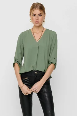 JDY Blusa manga 3/4^Mujer Camisas Y Blusas