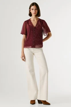 Pepe Jeans Blusa manga corta^Mujer Camisas Y Blusas