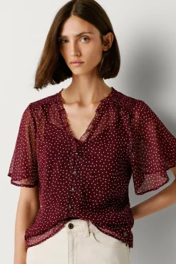 Pepe Jeans Blusa manga corta^Mujer Camisas Y Blusas