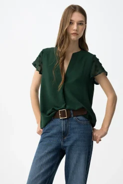 Tiffosi Blusa manga corta^Mujer Camisas Y Blusas