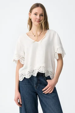 Tiffosi Blusa manga corta^Mujer Camisas Y Blusas